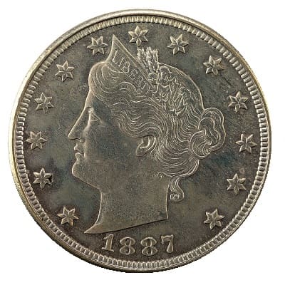 US 1887 Nickel