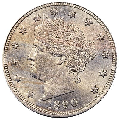 US 1890 Nickel