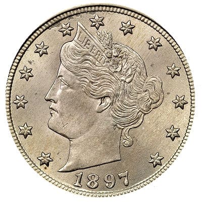 US 1897 Nickel