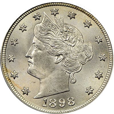 US 1898 Nickel