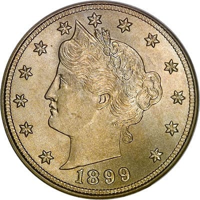 US 1899 Nickel