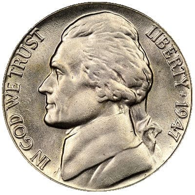 US 1947 Nickel