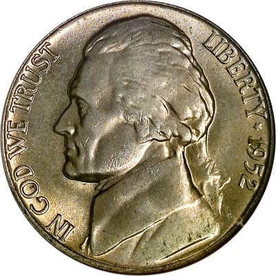 US 1952 Nickel