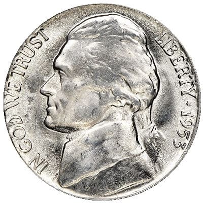 US 1953 Nickel