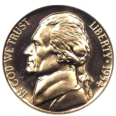 US 1954 Nickel