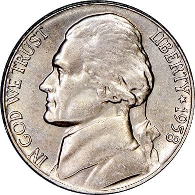 US 1958 Nickel