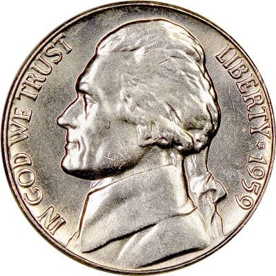 US 1959 Nickel