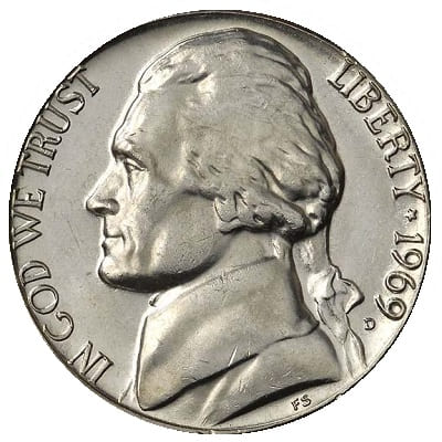 US 1969 Nickel