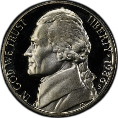 US 1986 Nickel