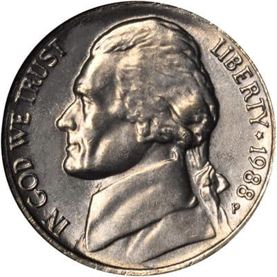 US 1988 Nickel
