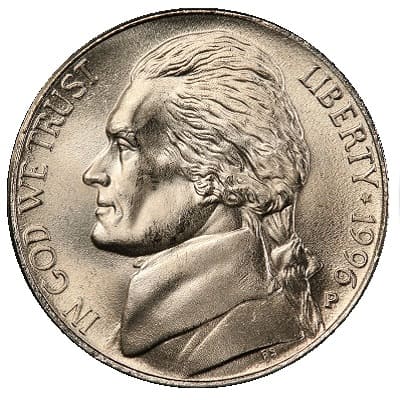 US 1996 Nickel