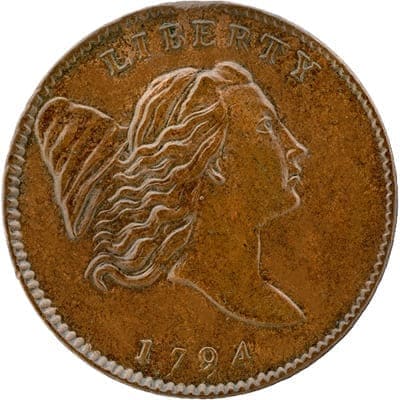 US US 1794 Half Cent Value