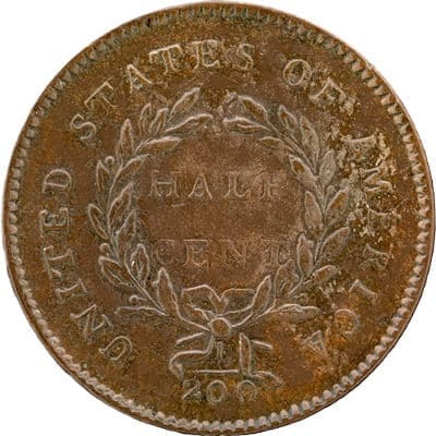 US 1794 Half Cent Value