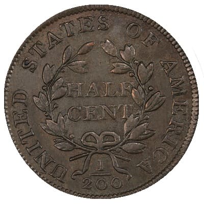 US 1802 Half Cent Value