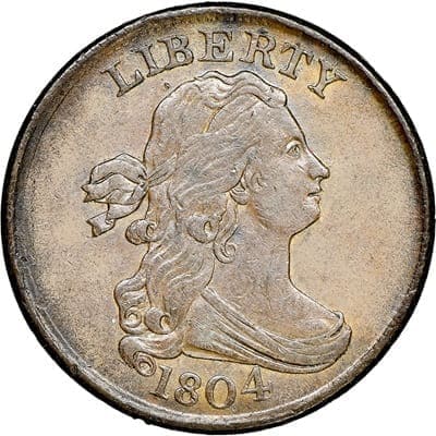 US US 1804 Half Cent Value