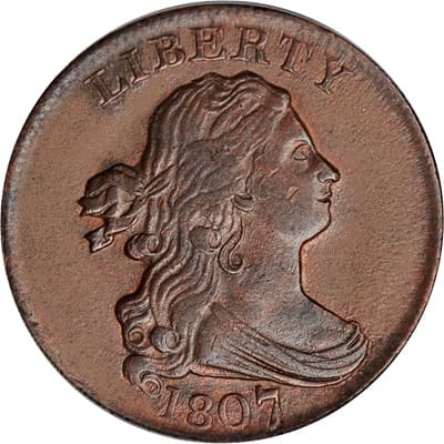 US 1807 Half Cent