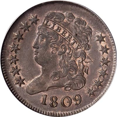 US 1809 Half Cent