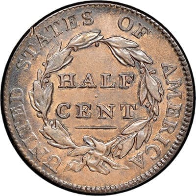 US 1811 Half Cent Value