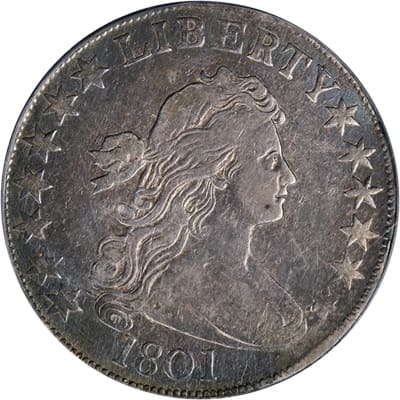 US 1801 Half Dollar