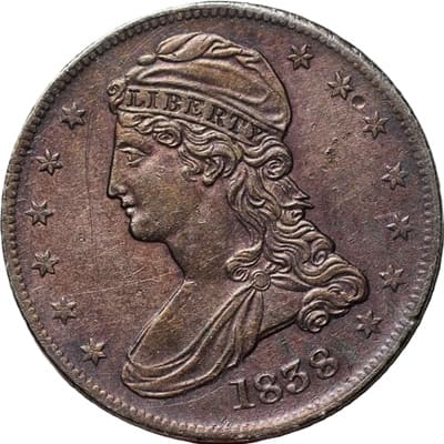 US 1838 Half Dollar Value