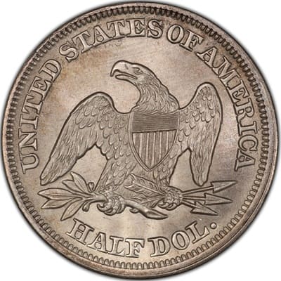 US 1852 Half Dollar Value