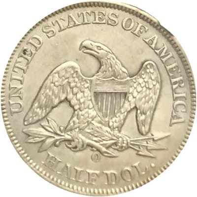 US 1858 Half Dollar Value
