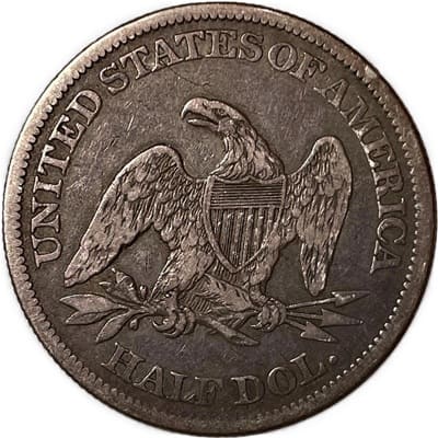 US 1861 Half Dollar Value