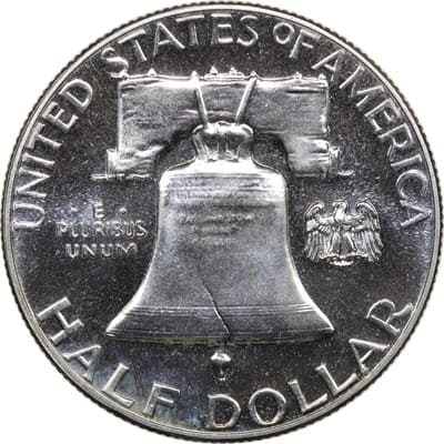 Obverse of US 1960 Half Dollar Value