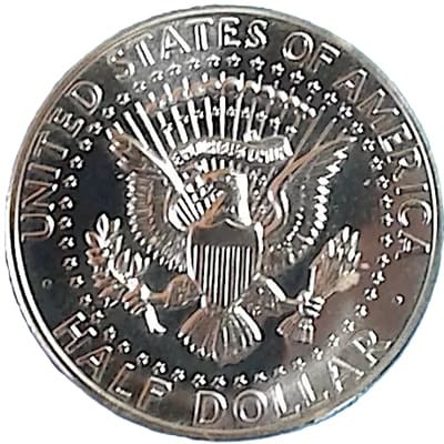 Obverse of US 1964 Half Dollar Value