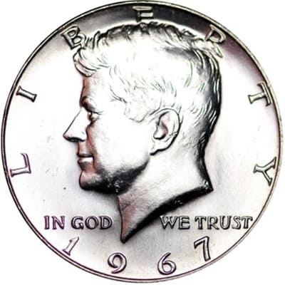 US 1967 Half Dollar