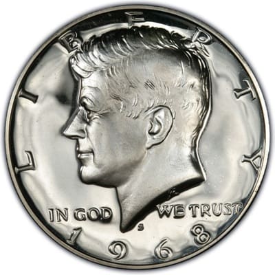 US 1968 Half Dollar