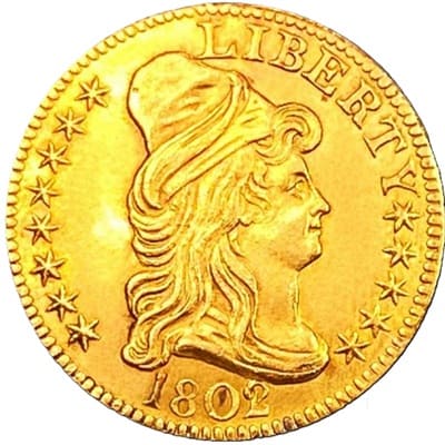 US US 1802 Half Eagle $5 Value
