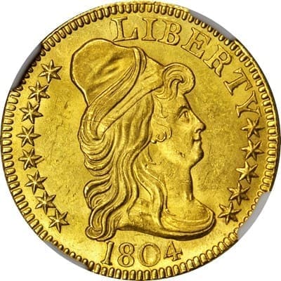 US US 1804 Half Eagle $5 Value