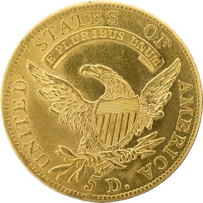 US 1807 Half Eagle $5 Value
