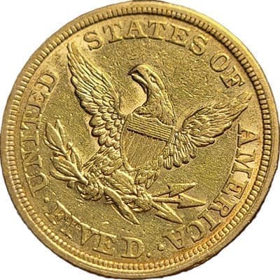 US 1853 Half Eagle $5 Value