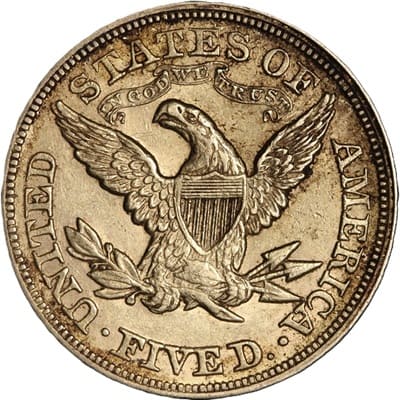 US 1878 Half Eagle $5 Value