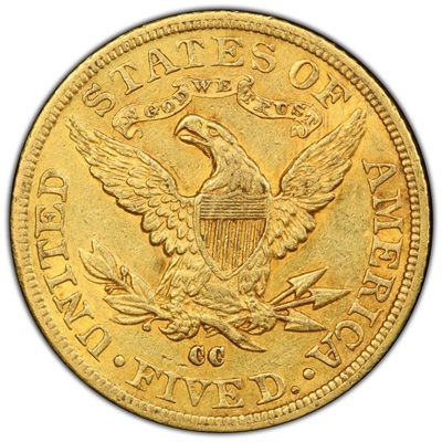 US 1884 Half Eagle $5 Value