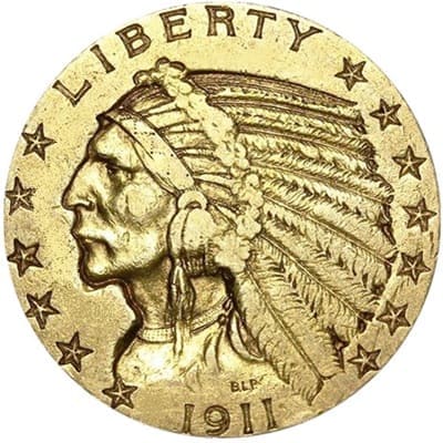 US 1911 Half Eagle $5