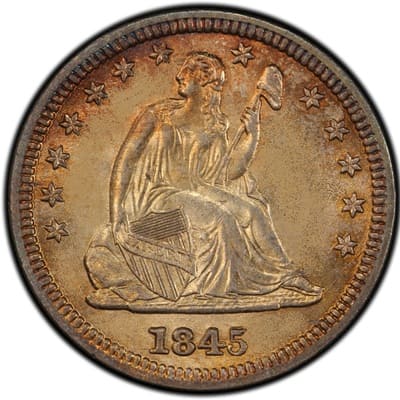 US 1845 Quarter