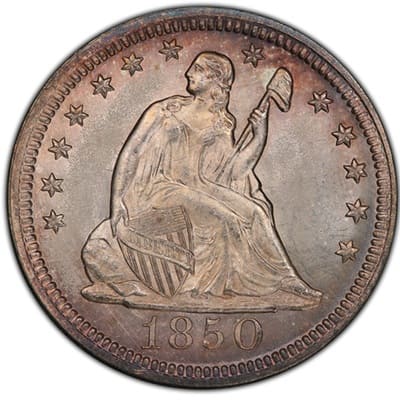 US 1850 Quarter