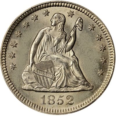 US 1852 Quarter