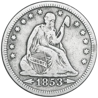 US 1853 Quarter