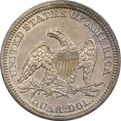 US 1854 Quarter Value