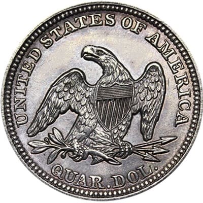 US 1857 Quarter Value