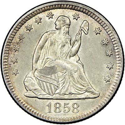 US 1858 Quarter