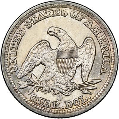 US 1858 Quarter Value