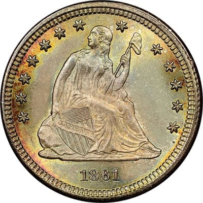 US 1861 Quarter