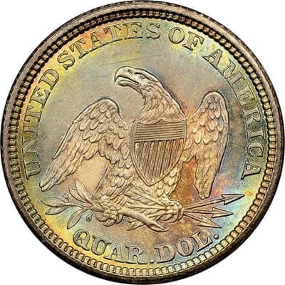 US 1861 Quarter Value
