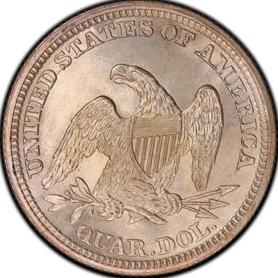 US 1863 Quarter Value