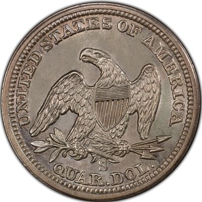US 1864 Quarter Value